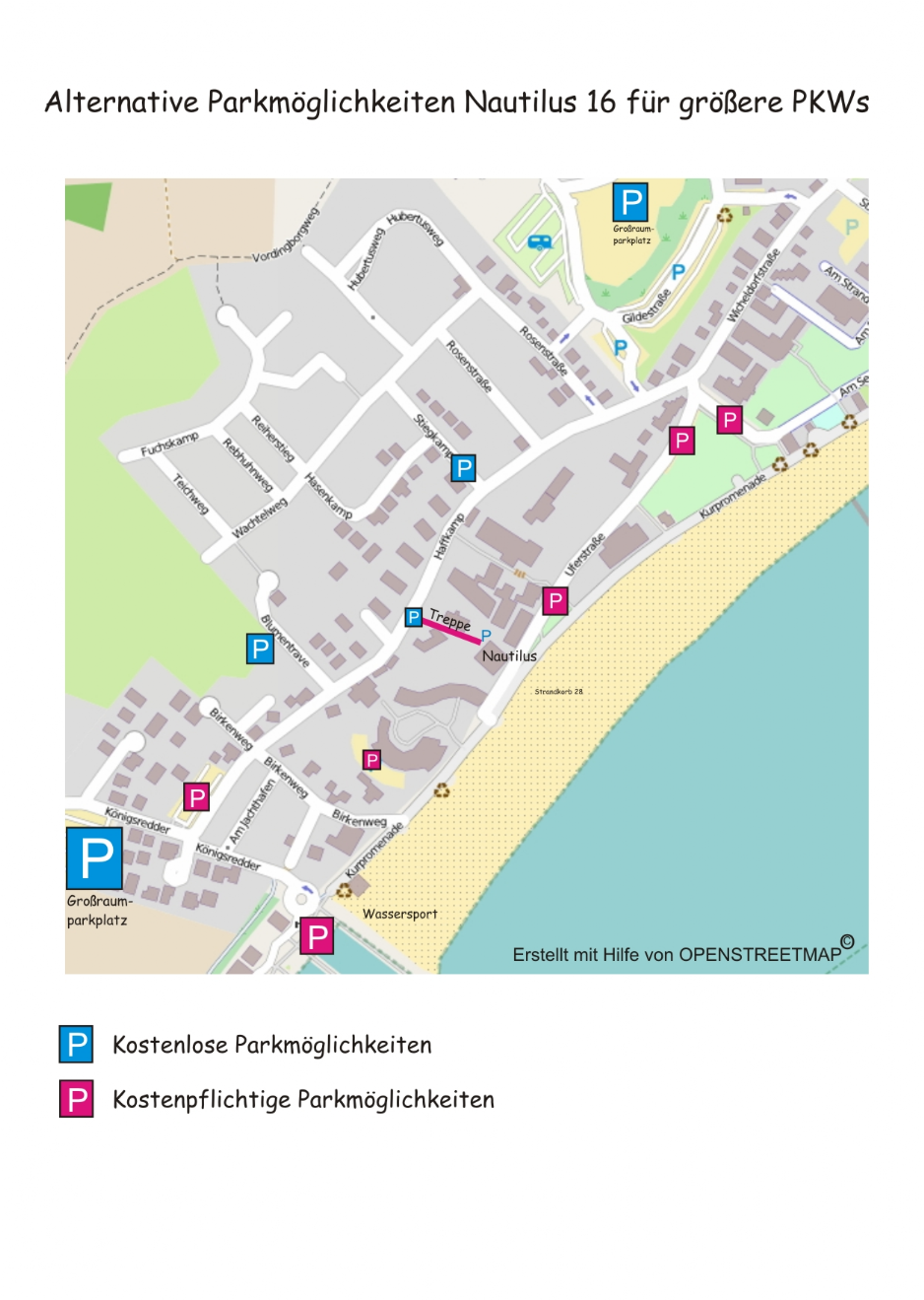 Parken für größere PKW Uferstr  Haffkamp